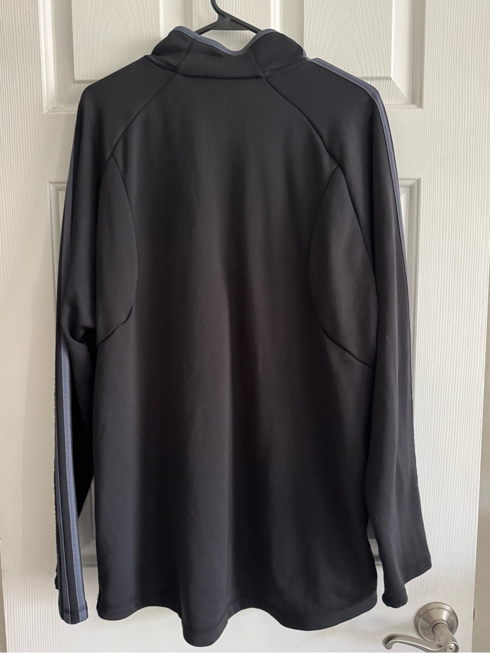 Adidas Men’s Climalite 1/4 Zip Pullover Sweatshirt Black Grey XL (Athleisure) - Picture 4 of 4